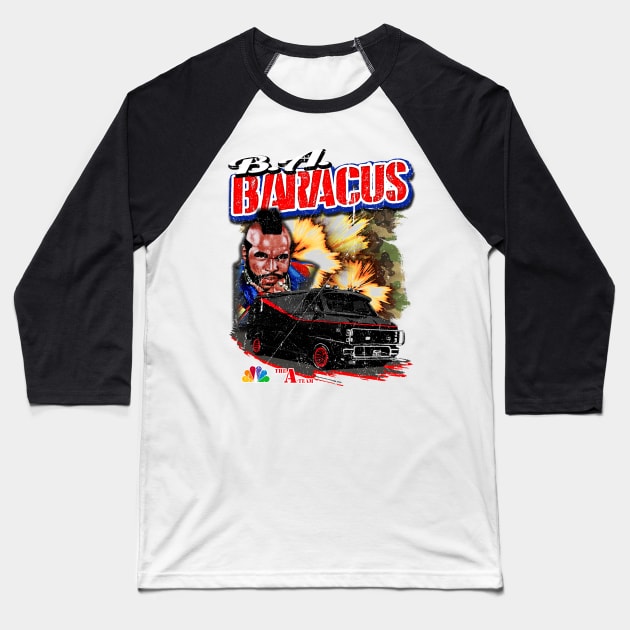 B.A. Baracus Baseball T-Shirt by BigOrangeShirtShop